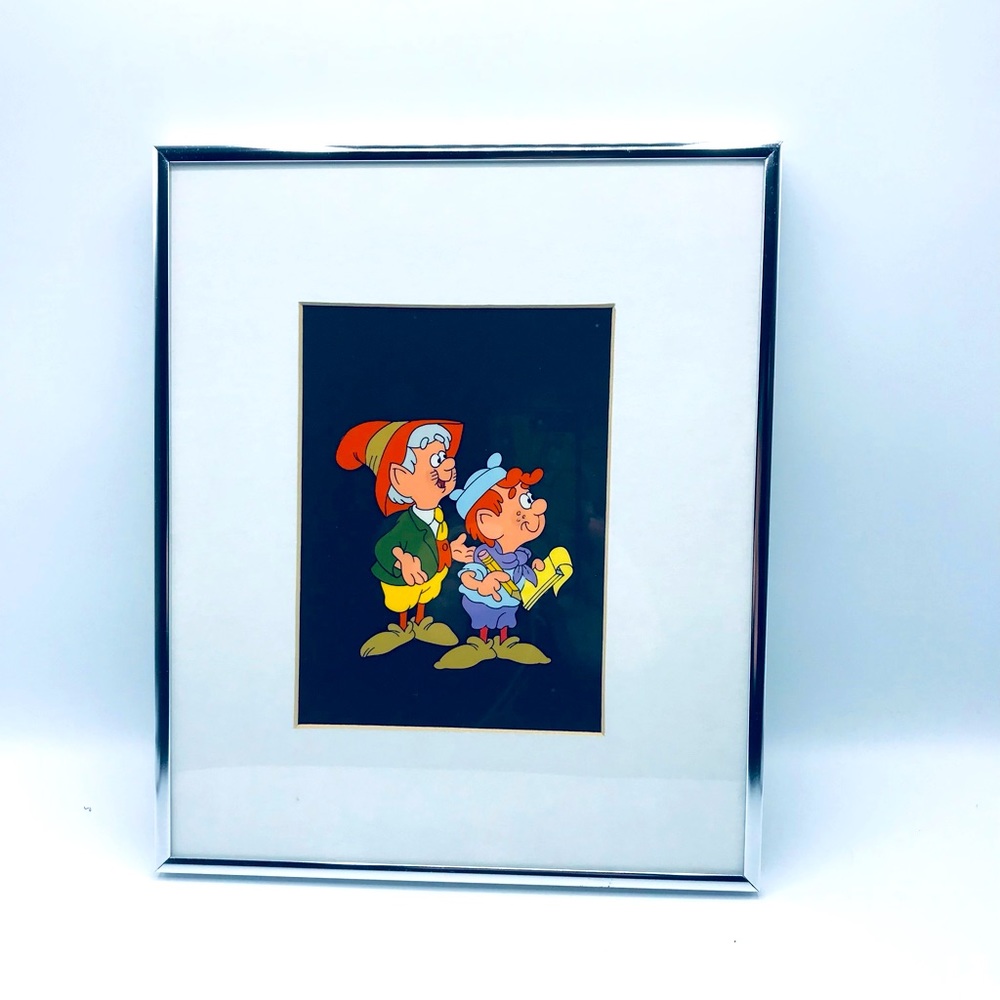 Vintage Keebler Collectable animation cell with certificate of Elfinticity.